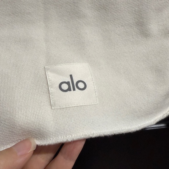 Alo yoga barre cropped off shoulder sweater - Picture 5 of 8
